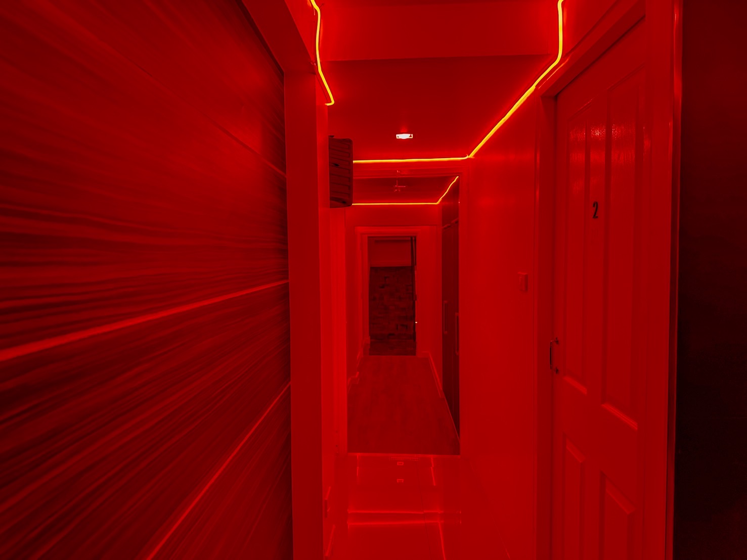 Modern interior corridors and common areas