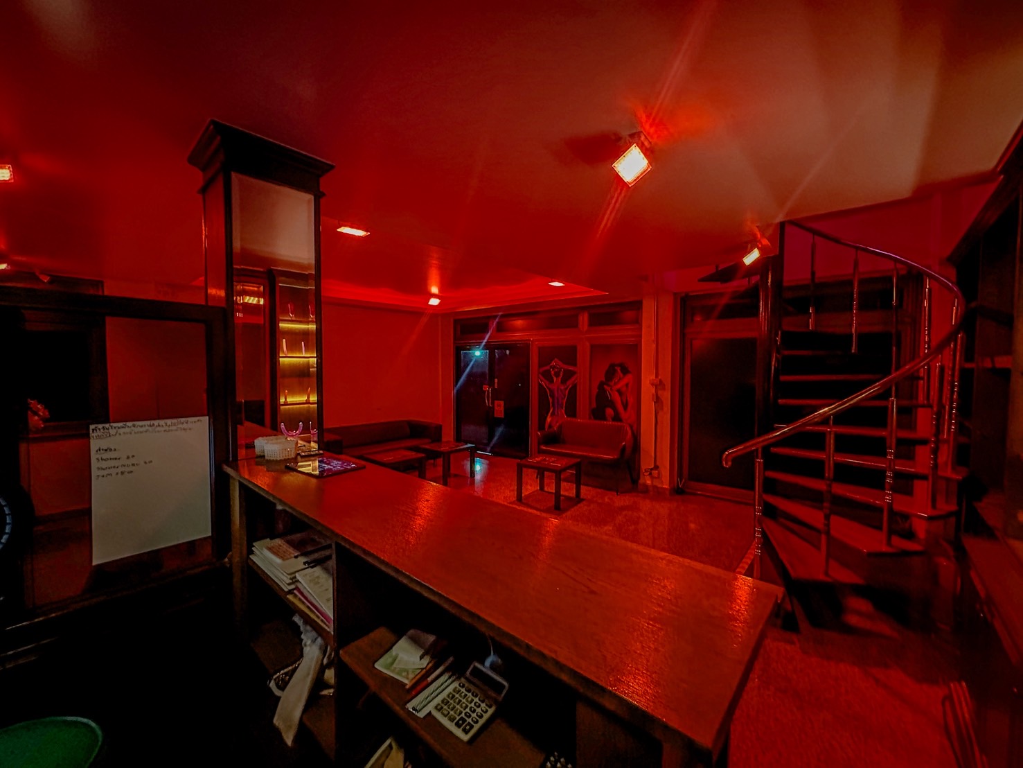 Reception area with professional staff and comfortable seating