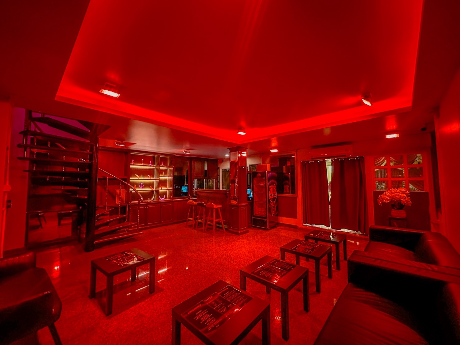 Reception area with professional staff and comfortable seating